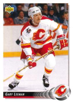 #66 Gary Leeman - Calgary Flames - 1992-93 Upper Deck Hockey