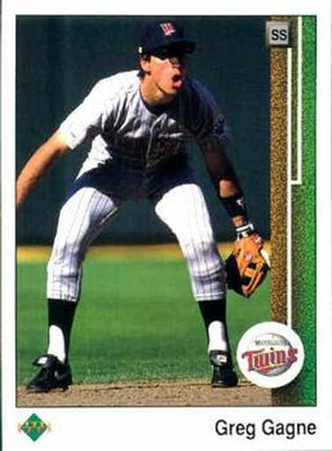 #166 Greg Gagne - Minnesota Twins - 1989 Upper Deck Baseball