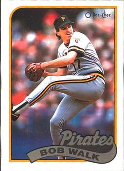 #66 Bob Walk - Pittsburgh Pirates - 1989 O-Pee-Chee Baseball