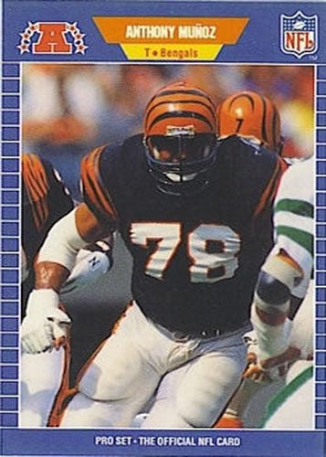 #66 Anthony Munoz - Cincinnati Bengals - 1989 Pro Set Football