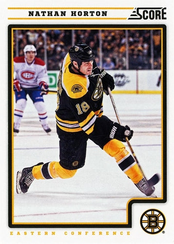 #66 Nathan Horton - Boston Bruins - 2012-13 Score Hockey