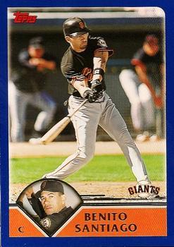 #66 Benito Santiago - San Francisco Giants - 2003 Topps Baseball