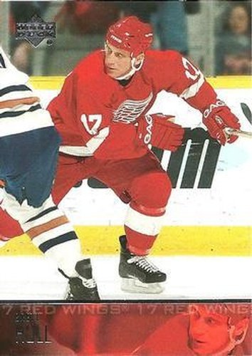 #66 Brett Hull - Detroit Red Wings - 2003-04 Upper Deck Hockey