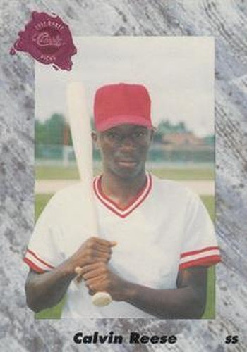 #66 Calvin Reese - Cincinnati Reds - 1991 Classic Four Sport