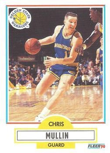 #66 Chris Mullin - Golden State Warriors - 1990-91 Fleer Basketball