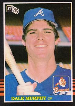 #66 Dale Murphy - Atlanta Braves - 1985 Donruss Baseball