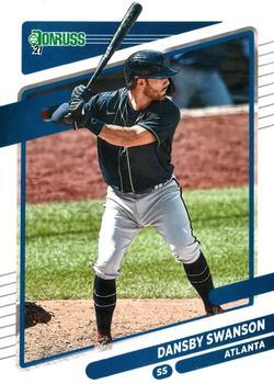 #66 Dansby Swanson - Atlanta Braves - 2021 Donruss Baseball