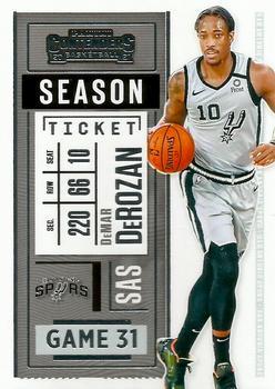 #66 DeMar DeRozan - San Antonio Spurs - 2020-21 Panini Contenders Basketball