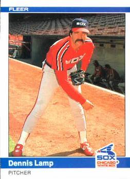 #66 Dennis Lamp - Chicago White Sox - 1984 Fleer Baseball