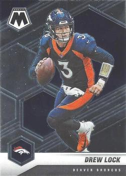 #66 Drew Lock - Denver Broncos - 2021 Panini Mosaic Football