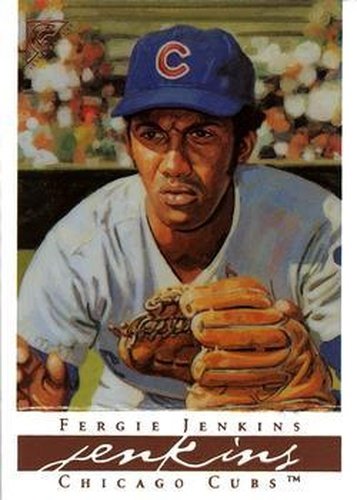 #66 Fergie Jenkins - Chicago Cubs - 2003 Topps Gallery Hall of Fame - Artist's Proofs Baseball