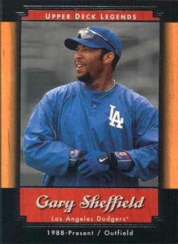 #66 Gary Sheffield - Los Angeles Dodgers - 2001 Upper Deck Legends Baseball