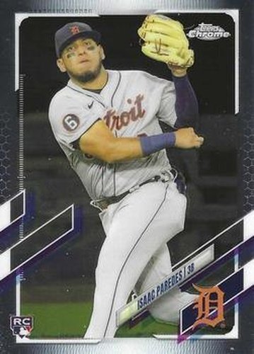 #66 Isaac Paredes - Detroit Tigers - 2021 Topps Chrome Baseball