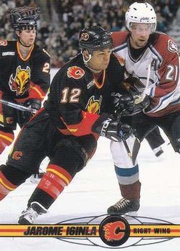 #66 Jarome Iginla - Calgary Flames - 2000-01 Pacific Hockey