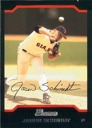 #66 Jason Schmidt - San Francisco Giants - 2004 Bowman Baseball
