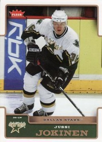#66 Jussi Jokinen - Dallas Stars - 2006-07 Fleer Hockey