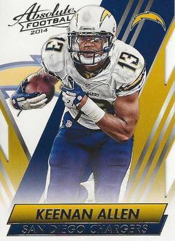 #66 Keenan Allen - San Diego Chargers - 2014 Panini Absolute - Retail Football