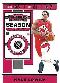 #66 Kyle Lowry - Toronto Raptors - 2019-20 Panini Contenders Basketball