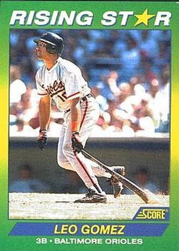 #66 Leo Gomez - Baltimore Orioles - 1992 Score 100 Rising Stars Baseball