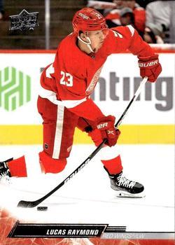 #66 Lucas Raymond - Detroit Red Wings - 2022-23 Upper Deck Hockey
