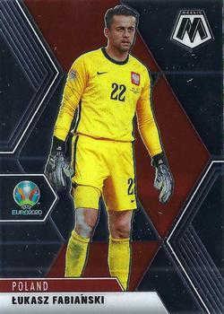 #66 Lukasz Fabianski - Poland - 2021 Panini Mosaic UEFA EURO Soccer