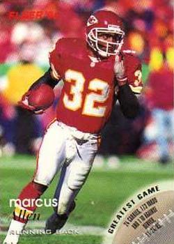 #66 Marcus Allen - Kansas City Chiefs - 1996 Fleer Football