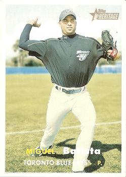 #66 Miguel Batista - Toronto Blue Jays - 2006 Topps Heritage Baseball
