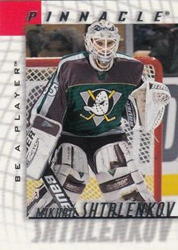 #66 Mikhail Shtalenkov - Anaheim Mighty Ducks - 1997-98 Pinnacle Be a Player Hockey