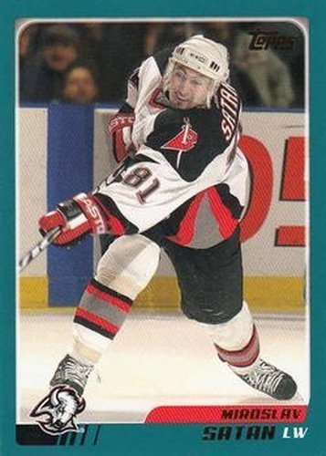 #66 Miroslav Satan - Buffalo Sabres - 2003-04 Topps Hockey
