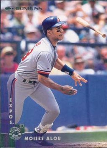 #66 Moises Alou - Montreal Expos - 1997 Donruss Baseball