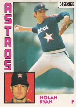 #66 Nolan Ryan - Houston Astros - 1984 O-Pee-Chee Baseball