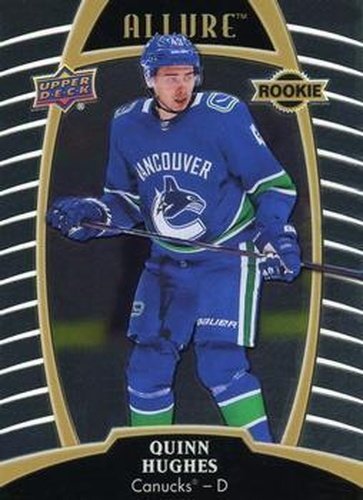 #66 Quinn Hughes - Vancouver Canucks - 2019-20 Upper Deck Allure Hockey