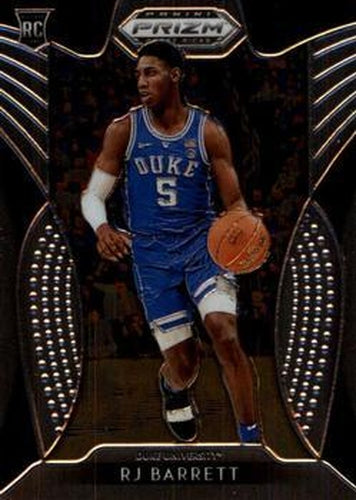 #66 RJ Barrett - Duke Blue Devils - 2019 Panini Prizm Draft Picks Basketball