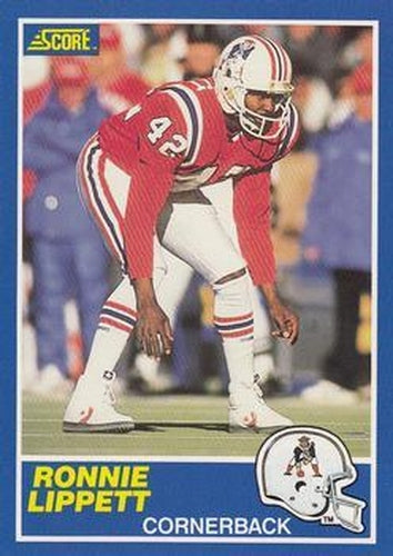#66 Ronnie Lippett - New England Patriots - 1989 Score Football