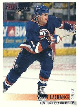 #66 Scott Lachance - New York Islanders - 1994-95 Topps Premier Hockey