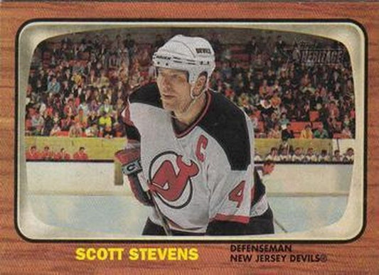 #66 Scott Stevens - New Jersey Devils - 2002-03 Topps Heritage Hockey