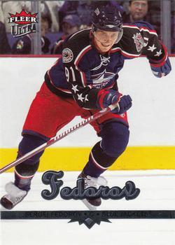 #66 Sergei Fedorov - Columbus Blue Jackets - 2005-06 Ultra Hockey