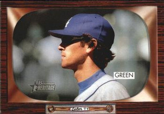 #66 Shawn Green - Los Angeles Dodgers - 2004 Bowman Heritage Baseball