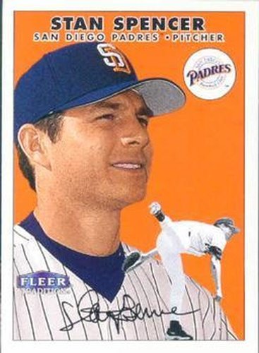 #66 Stan Spencer - San Diego Padres - 2000 Fleer Tradition Baseball