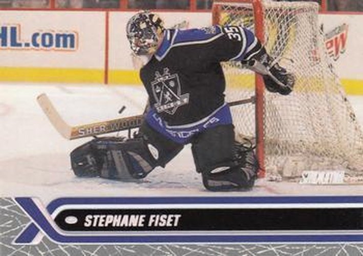 #66 Stephane Fiset - Los Angeles Kings - 2000-01 Stadium Club Hockey