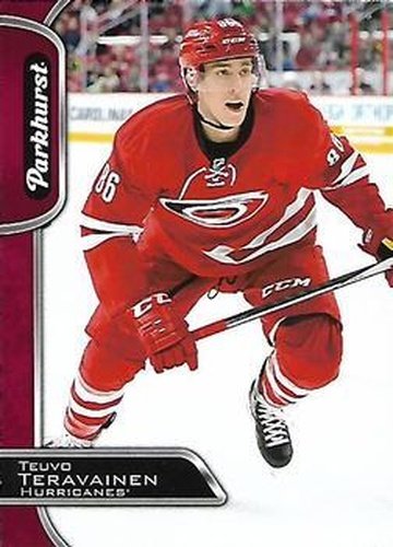 #66 Teuvo Teravainen - Carolina Hurricanes - 2016-17 Parkhurst - Red Hockey