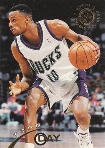 #66 Todd Day - Milwaukee Bucks - 1994-95 Stadium Club Basketball