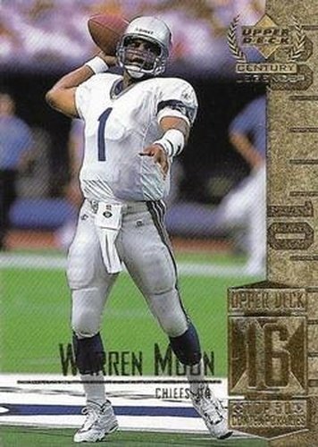 #66 Warren Moon - Kansas City Chiefs - 1999 Upper Deck Century Legends Football