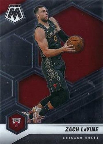 #66 Zach LaVine - Chicago Bulls - 2020-21 Panini Mosaic Basketball