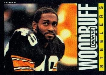 #366 Dwayne Woodruff - Pittsburgh Steelers - 1985 Topps Football
