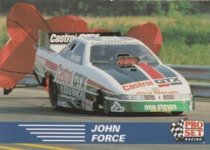 #66 John Force's Car - John Force Racing - 1991 Pro Set NHRA Racing