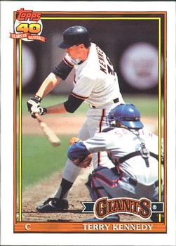 #66 Terry Kennedy - San Francisco Giants - 1991 O-Pee-Chee Baseball