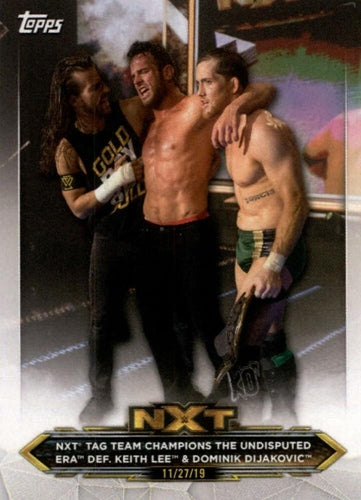 #66 The Undisputed ERA / Keith Lee / Dominik Dijakovic - 2020 Topps WWE NXT Wrestling