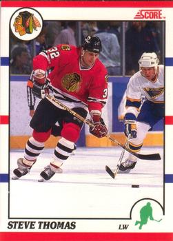 #66 Steve Thomas - Chicago Blackhawks - 1990-91 Score Canadian Hockey
