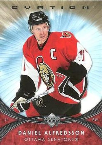 #66 Daniel Alfredsson - Daniel Alfredsson - 2007-08 Upper Deck Ovation Hockey